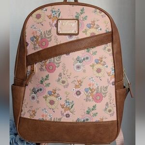 Disney Loungefly Pink Floral Backpack